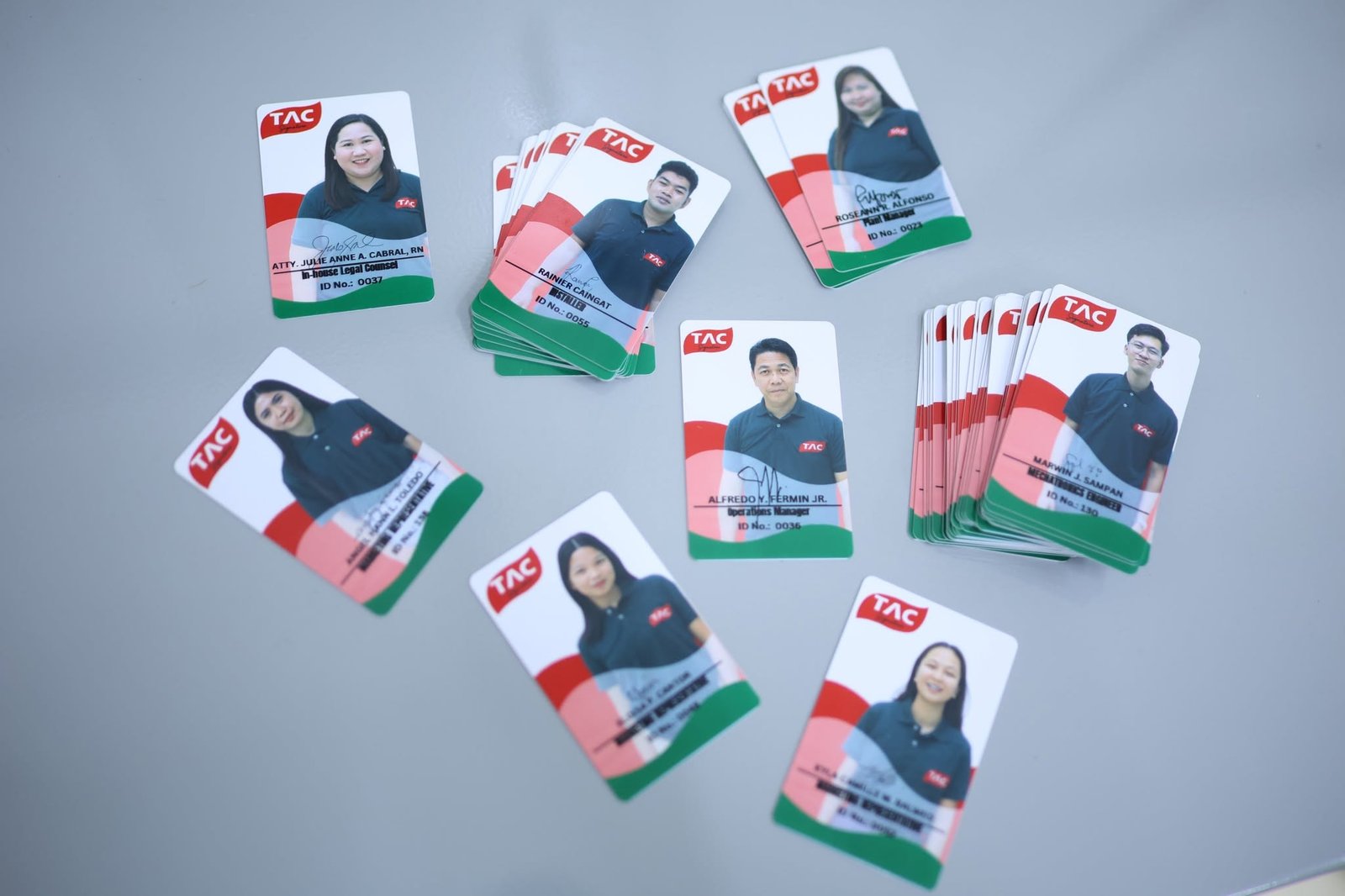 Custom ID printing example