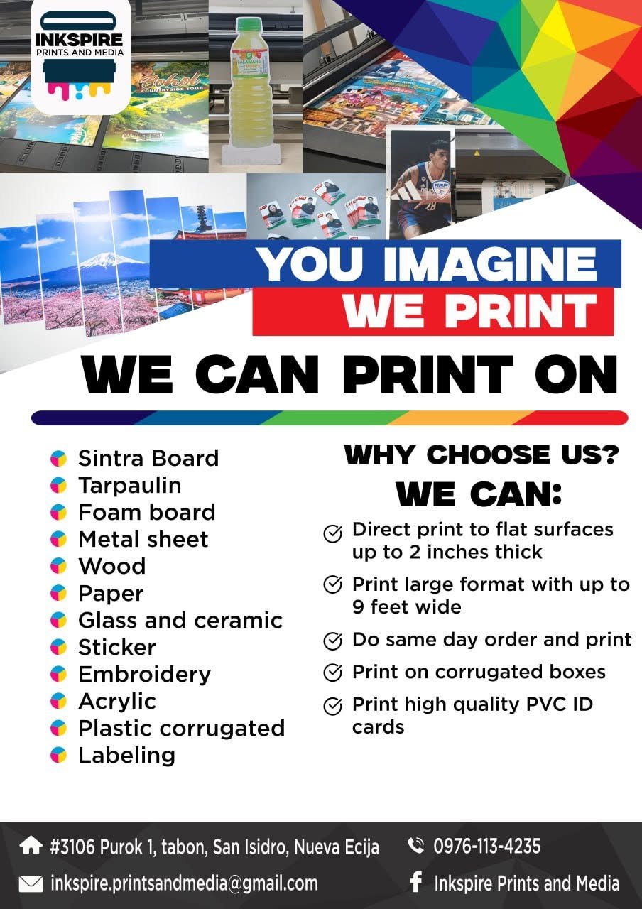 Custom printed product example